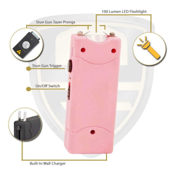 small pink taser