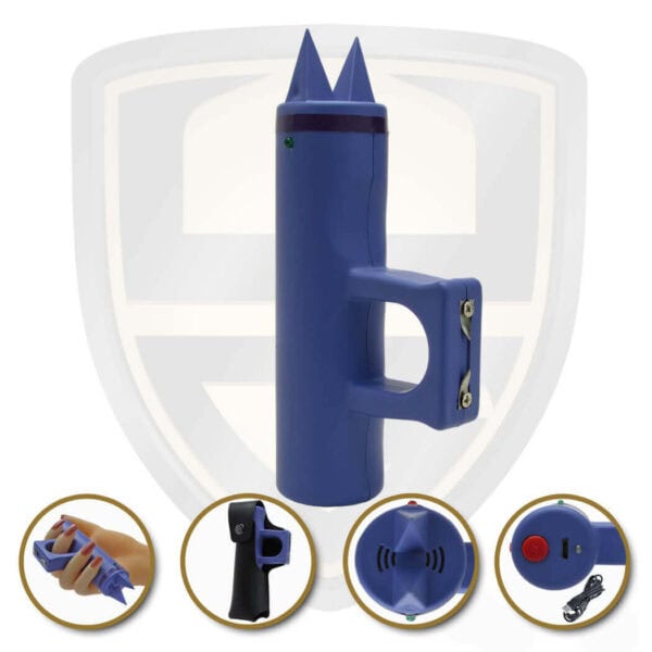 knuckle blaster jogger stun gun purple