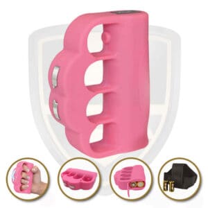 knuckle blaster stun gun pink zap stun gun