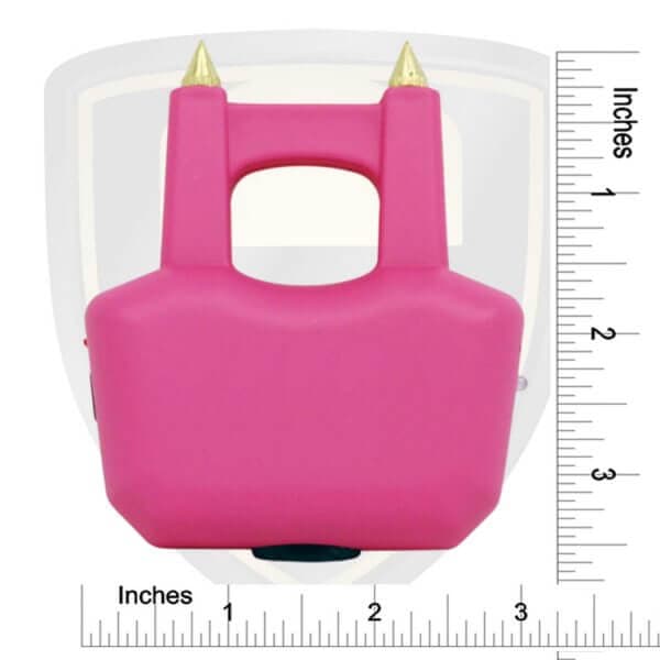 stun gun with spikes pink
