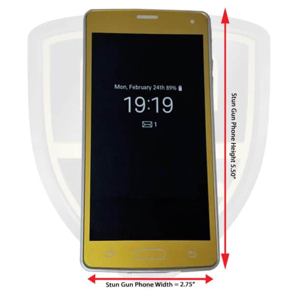 cell phone stun gun size size