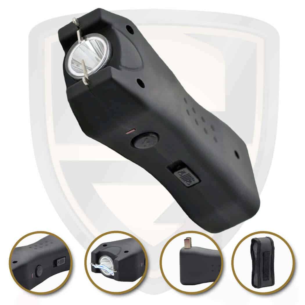 compact stun gun black