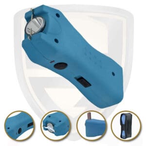 compact stun gun color blue for sale