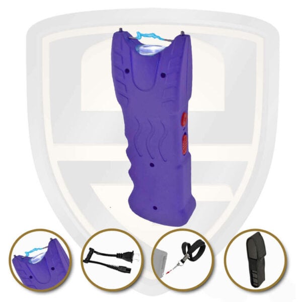 police stun gun purple