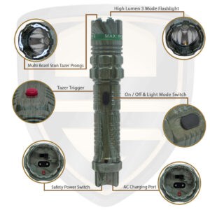 flashlight with stun gun camouflage
