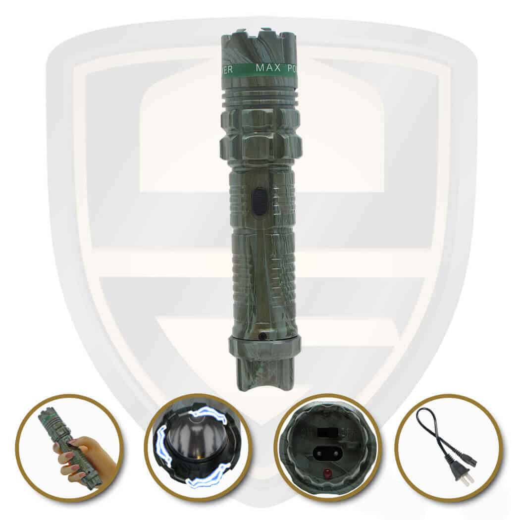 stun gun tactical flashlight camouflage