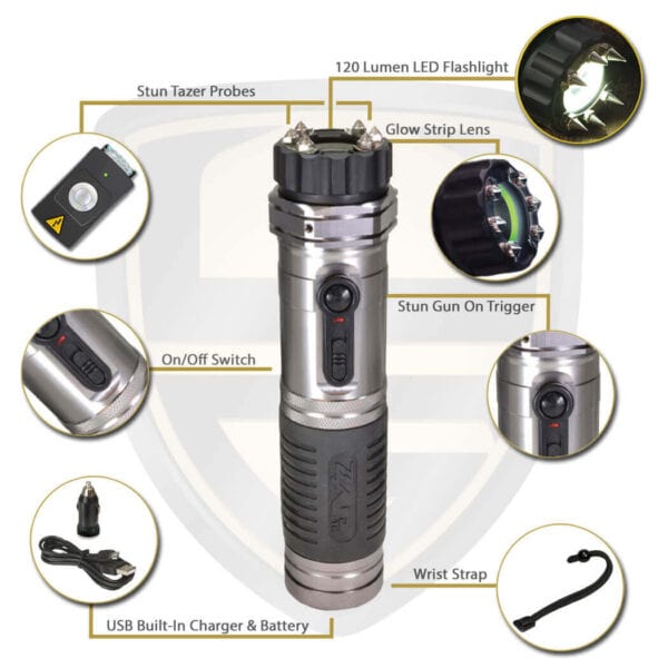 zap light stun flashlight ZAP ZAPL