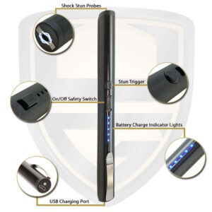 taser pen black