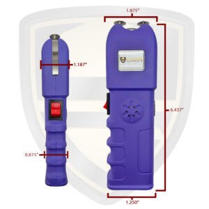 strongest stun gun compact size purple