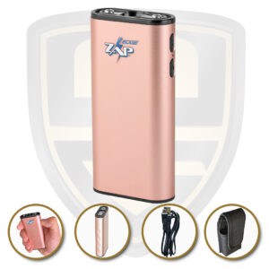 zap stun gun edge rose gold