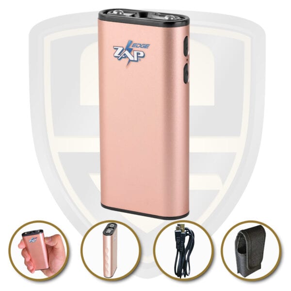 zap stun gun edge rose gold