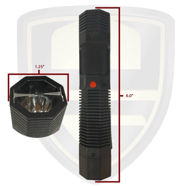 flashlight and stun gun black