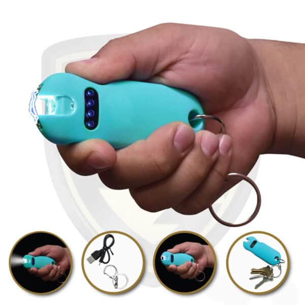 miniature stun gun blue
