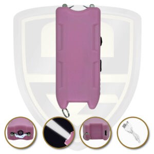 pink stun gun keychain