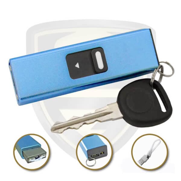 pocket stun gun blue
