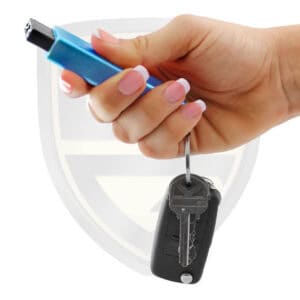 smallest stun gun blue