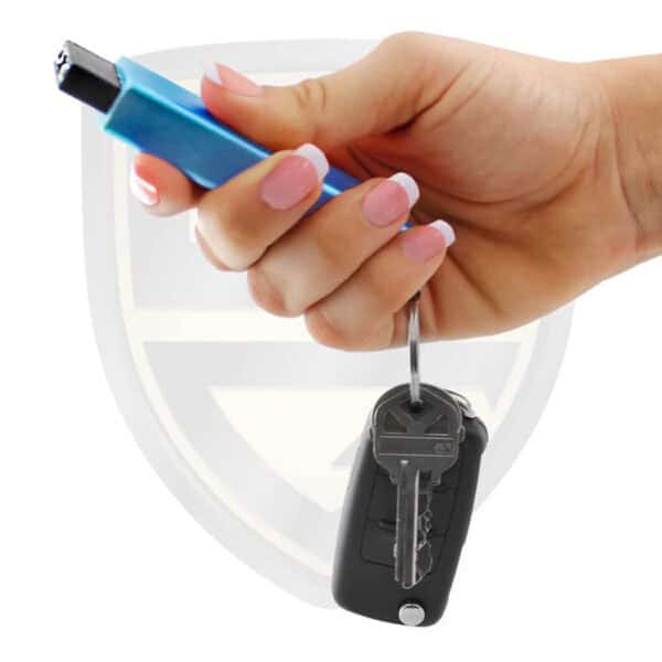 smallest stun gun blue