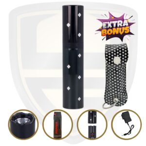stun gun lipstick black