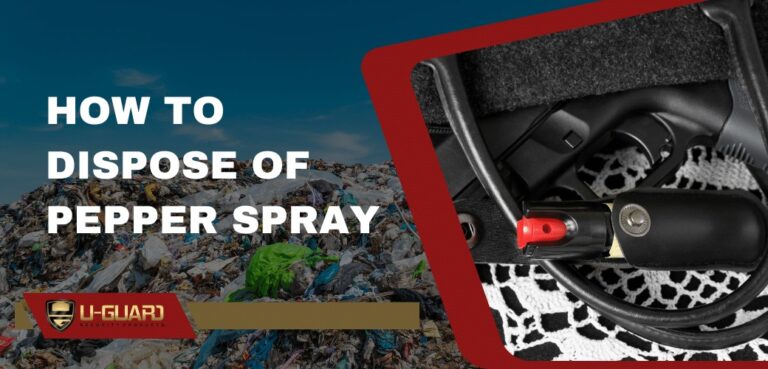 how to dispose of pepper spray